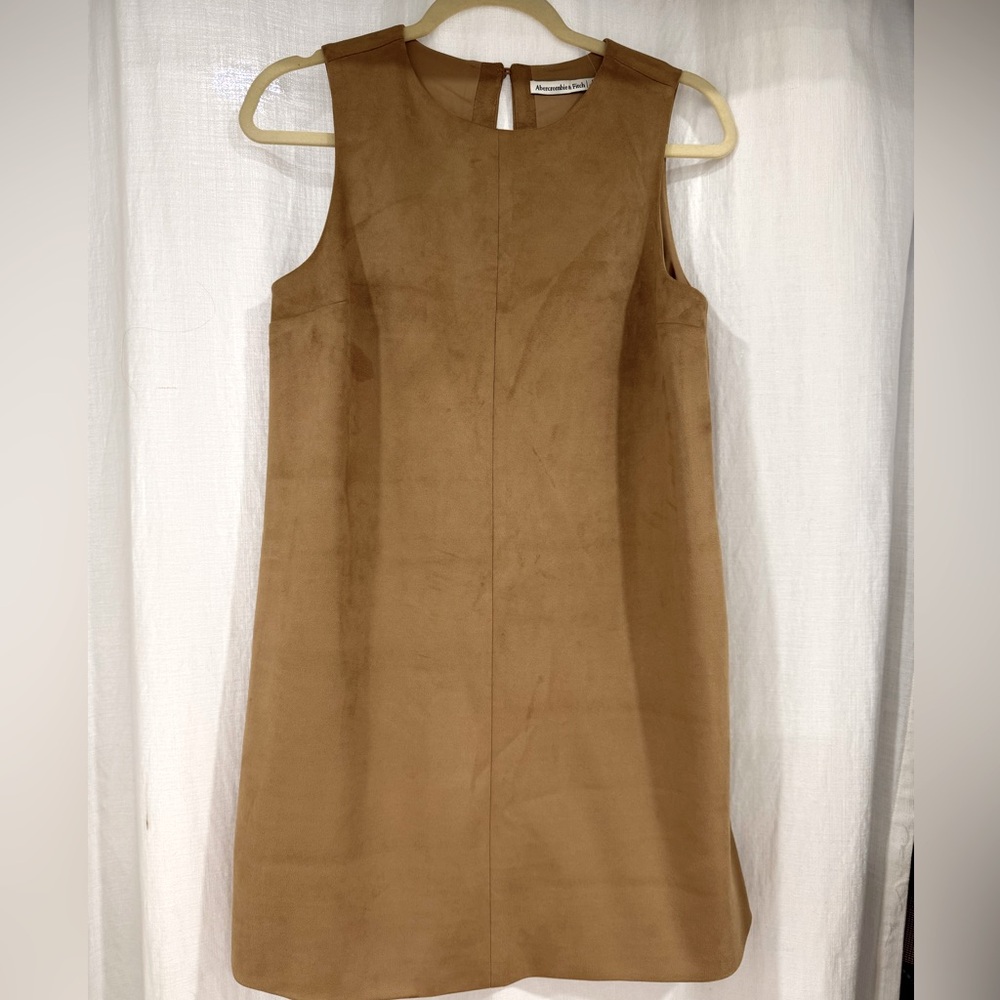 Abercrombie & Fitch faux suede shift dress